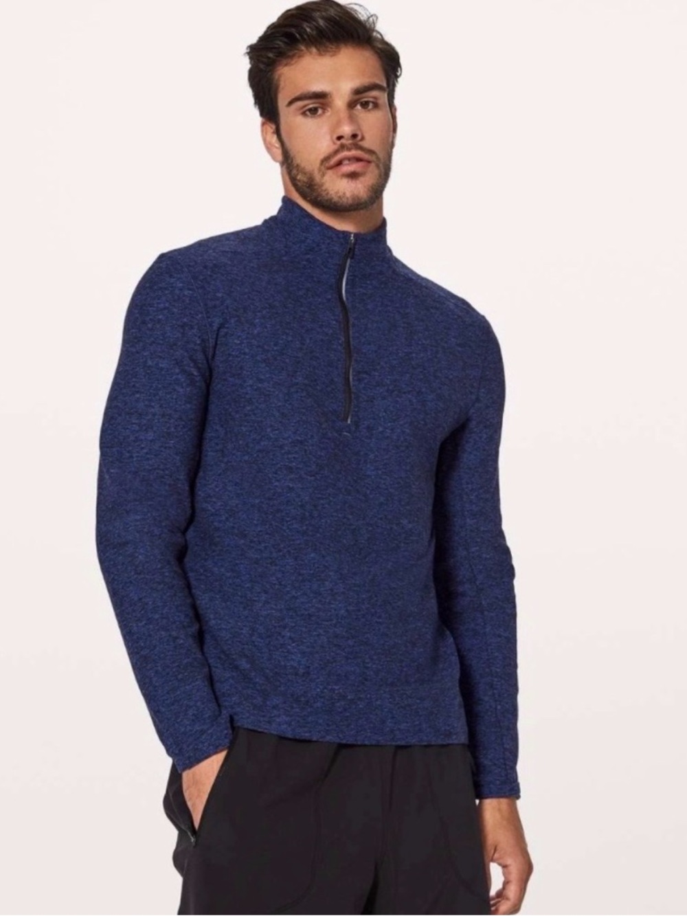 Lululemon Men’s Quarter Zip Navy Blue